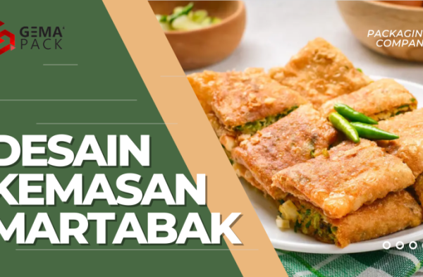 Kemasan desain martabak membuat bok